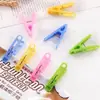 20 Piezas pinza de plástico a prueba de viento para ropa calcetines ropa interior clip para secar pinza pequeña multifuncional de fijación fuerte