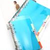 Capa de PVC transparente para fichário A4A5A6, estilo literário fresco, livro de fichário, livro de anotações de viagem, livro de anotações Básico