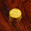 Venda direta da fábrica Vietnã ouro sólido dinheiro padrão acessórios de cobre puro banhado a 24k contas de moeda de ouro real DIY pulseira acessórios