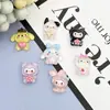 Accesorios de Resina de Oso Fresa de Dibujos Animados Brillantes Serie de Hebillas para Zapatos Accesorios para el Cabello Parche de Gel de Crema Pinza para el Cabello