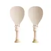 Cuchara para Arroz con Ventosa para Cocina Casera, Cuchara para Arroz para Olla Arrocera, Cuchara para Arroz con Ventosa de Pie Resistente a Altas Temperaturas, Cuchara para Servir Arroz