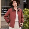 Novo Cardigã Elegante de Primavera e Outono para Mães, Jaqueta Casual Jacquard Estilosa para Mulheres de Meia-Idade e Idosas
