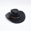 Popular Transfronteiriça Cabeça de Touro Rachada Ocidental Cowboy Retro Novo Chapéu de Cowboy Cavaleiro Plano para Homens e Mulheres para Viagem ao Ar Livre