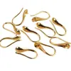 Aretes de Joyería Hechos a Mano DIY Accesorios de Perlas Tachuelas Cobre Puro Antideslizante Conservación del Color Material Galvanizado Ganchos para Orejas de Zapato de Tacón Alto