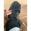 Pantalones grises de rayas de pierna ancha para mujer, nueva colección otoño 2026, de cintura alta, fluidos, corte holgado, estilo casual y relajado