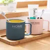 Taza de cepillo de dientes simple estilo nórdico para baño del hogar, taza de cepillado de dientes para parejas