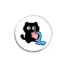 12 Constelações Gato Hobby Broche Hobby Insígnia de Metal Acessórios de Roupa Pinos de Lapela Padrão Redondo Venda por Atacado de Fábrica