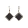 Pendientes adelgazantes de moda con aguja de plata S925, temperamento coreano, moda, celebridad de internet, personalidad, pendientes colgantes geométricos, pendientes de botón para mujer