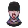 Gorro de Ciclismo Divertido de Moda, Capucha de Seda de Hielo de Alta Elasticidad para Protección Solar Facial Completa, Máscara Facial a Prueba de UV para Motocicleta Todoterreno