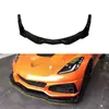 Adequado para Corvette C7 14-19 Lábio Frontal de Quatro Seções com Extensões de Canto, Kit de Lábio Frontal Modificado, Kit Pequeno de Lábio Frontal