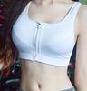 Sujetador Deportivo Sin Aros a Prueba de Golpes para Entrenamiento de Running Chaleco de Ropa Interior para Correr con Cremallera Delantera