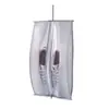 Bolsa de viaje para zapatos de almacenamiento de PVC, a prueba de polvo, organizador de zapatos portátil, impermeable, bolsa de zapatos transparente, bolsa de almacenamiento con cremallera