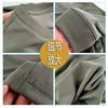Camiseta top de manga larga con cuello redondo y franja reflectante, original para primavera y verano, secado rápido, camiseta interior, ropa deportiva de manga larga para entrenamiento físico