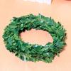 Material da Guirlanda Fio de Ferro Rattan Artificial PVC Folhas Verdes Grandes Natal DIY Acessórios Artesanais Material de Iluminação Fabricante