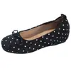 Zapatos Mary Jane estilo coreano con lunares, colección otoño/invierno 2026, adecuados para ir al trabajo, con tacón oculto, suela antideslizante y diseño de puntera poco profunda
