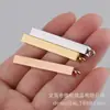 Letreros Metálicos Perforados de Yiwu Se Pueden Personalizar con Color de Logotipo Aleación de Zinc Bolsas y Sombreros para Ropa Letreros Cosidos a Mano