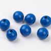 En stock, cuentas de madera de 16 mm con protección ambiental, cuentas de madera de colores para manualidades, cuentas sueltas, juguetes educativos para niños, cuentas de madera redondas.