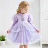 Vestido Falda de Princesa Sirena de Invierno para Niña Vestido de Niños Elsa de Frozen Falda de Moda