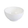 Tazón de fideos gruesos para hotel, tazón de arroz de mijo blanco puro de cerámica para restaurante, tazón de sopa pequeño, tazón blanco grande para restaurante comercial