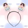 Wang Sulong 3D Primavera Faixa de Cabelo Headband Grampo de Cabelo Merchandising de Concerto Suporte Imagem