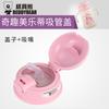 Copo Urso Original Copo Copo Acessórios Garrafa Térmica Infantil Tampa do copo de água original Tampa de palha à prova de vazamento Bico de sucção de silicone