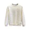 Moletom Estampado Outono e Inverno 2025 Tamanho Grande Masculino Outono Gola Redonda Solto Top Chique Estilo Hong Kong Tendência