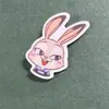 Insignia de Acrílico de Zootopia Dibujos Animados Judy Nick Perezoso Relámpago Pin Accesorio Decoración para Bolsa