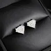 Brincos de Zircônia de Luxo Leve, Brincos de Nicho de Alta Qualidade com Senso de Design, Populares no Xiaohongshu, Dropshipping, Celebridade da Internet E7671