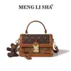Bolso cruzado de un solo hombro moderno y elegante para mujer 2026 Modelo Nuevo Moda para ir al trabajo Retro Alta Gama Ligero Bolso de mano casual