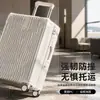 Nova mala estilo vintage com rodas universais, mala durável com cadeado de senha para homens e mulheres, mala de viagem moderna de grande capacidade
