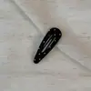 Grampo de cabelo com franja lateral versátil de bolinhas para meninas, acessório de cabelo estilo coreano de alta qualidade, presilha BB para franja frontal
