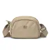 Bolsa de Tecido de Nylon Impermeável Ultra-Leve Transfronteiriça com Múltiplos Compartimentos, Bolsa Transversal para Mulheres, Nova Bolsa Quadrada Pequena Casual de Grande Capacidade de Ombro Único