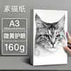 Papel para Dibujo y Boceto 8K Engrosado Papel para Gouache 4K Papel para Dibujo a Lápiz A4 Papel para Acuarela Ligeramente Amarillo Arte para Estudiantes Graffiti