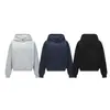 AW3429 Sudadera Unisex Estilo Americano High Street con Diseño Bordado de Espinas con Cuentas, Sudadera Holgada de Moda Urbana para Hombre