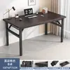 Mesa Plegable Mesa para Computadora de Escritorio Mesa de Estudio Oficina en Casa Escritorio para Estudiante Mesa Rectangular Pequeña Mesa Sencilla Casa de Alquiler