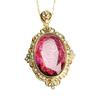 Ai Yu Colgante de Collar de Vidrio Morado de Venta Caliente Transfronteriza Joyería Vintage Europea y Americana Venta al por Mayor Dropshipping S4111006