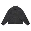 Ropa Vintage 25 Invierno Juvenil Marca de Moda Casual Cálida Chaqueta de Algodón para Hombre Holgada Casual Cuello Alto Abrigo Chaqueta de Algodón