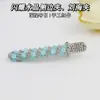 Pinza Grande de Pato Hueca Estilo Coreano con Pasador de Perlas Hecho a Mano, Pinza Lateral de Alto Nivel y Exquisita para Flequillo y Accesorios para el Cabello