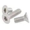En Stock Gb2673 Tornillos Antirrobo Torx Avellanados Acero Inoxidable 304 Tornillos Antirrobo Cabeza Torx con Poste