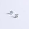 Aretes de Flor Estilo Coreano Temperamento de Mujer a la Moda Estudiantes Combinan con Todo Diseño Creativo de Alta Gama Exquisita Joyería de Loto para la Oreja