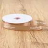 Rolo Grande 80 Jardas 2,5cm Fita de Poliéster Inglês Flor Fita para Embalagem de Presente Fita DIY Buquê Embalagem de Bolo