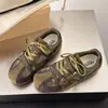 Tênis Flats Retrô Color Block Doce-Legal para Mulheres, Novo Estilo Outono 2026, Tênis de Treino Ballet com Cadarço, Tênis Casuais Forrest Gump