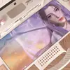 Yunxiao Alfombrilla de Ratón Extra Grande Diosa China Anime Oficina Teclado de Computadora Pad Gaming Gruesa Borde Bloqueado de Escritorio Almohadilla de Goma