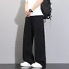 Verão 2026 Novas Calças Largas Calças Cargo Streetwear Americano Calças Longas Largas Calças de Moletom Calças Esportivas Casuais