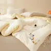 Nueva colcha de proteína de capullo para otoño e invierno, adecuada para primavera y otoño, uso en todas las estaciones, ideal para dormitorios de estudiantes, colcha de verano individual y colcha de invierno