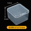 Y Fabricante Caja de Plástico Transparente Cuadrada Joyería Equipo de Pesca Accesorios Caja de Almacenamiento Joyería Tapones para los Oídos Caja Cuadrada Pequeña Mini