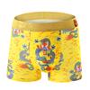 Ropa Interior para Hombre al Mayoreo Verano Ropa Interior para Hombre Personalidad Patrón Estampado Dragón Dorado Calzoncillos Bóxer Algodón Transpirable Moderno