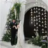 Palo de Hierro Cañón Flor de Lirio Cabeza Colgante Perla Accesorios Celebración de Boda Flor de Fiesta Decoración de Cumpleaños