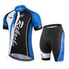Ropa de Ciclismo de Verano Traje de Manga Corta para Hombre y Mujer Camiseta para Bicicleta de Montaña y Carretera Transpirable de Secado Rápido Pantalón de Traje Protector Solar Ajustado
