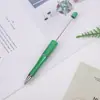 Plumas de Cuentas de Colores, Plumas Creativas para Bolígrafo DIY con Cuentas, Lindos Bolígrafos de Tinta de Gel con Gradiente de Color Macarrón Multicolor, Al por Mayor en Stock